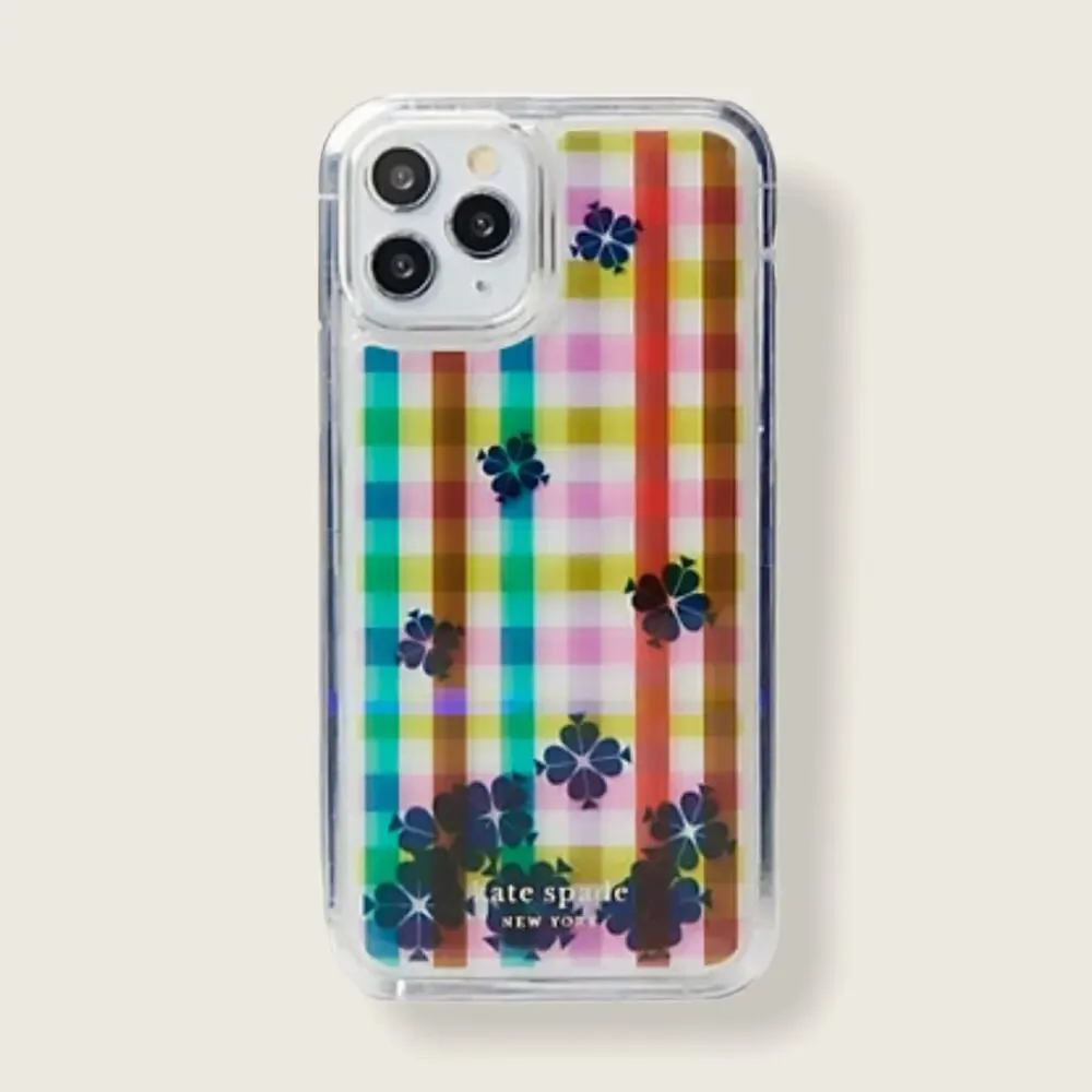 Kate Spade bella plaid liquid iphone 11 pro case